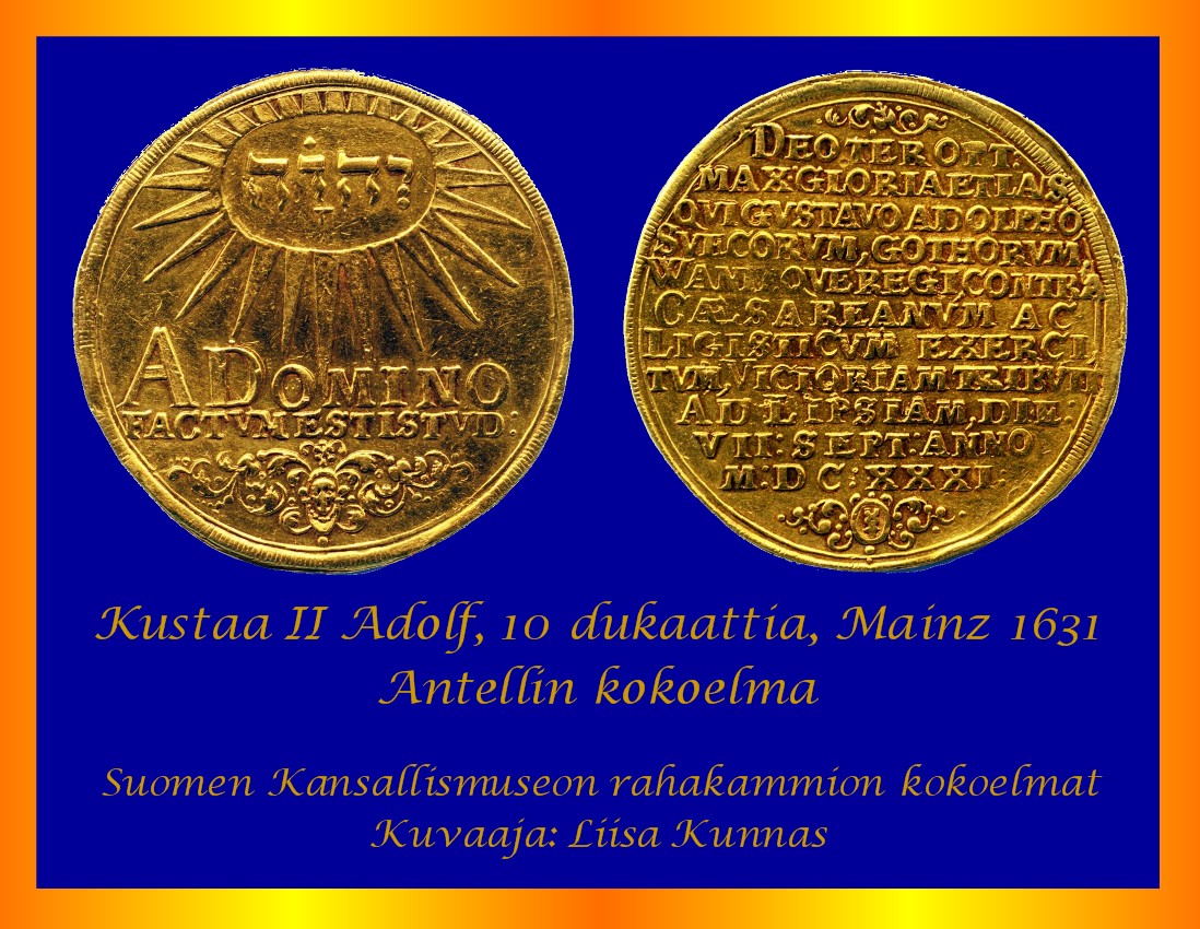 10 dukaattia vuodelta 1631